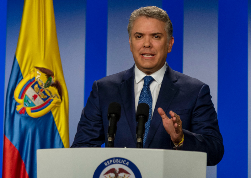 Presidente Duque Alocucion Casa de Nariño