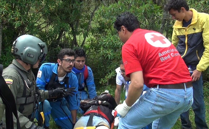 Rescate de ciudadano ruso