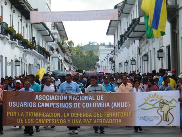 Marcha de campesinos