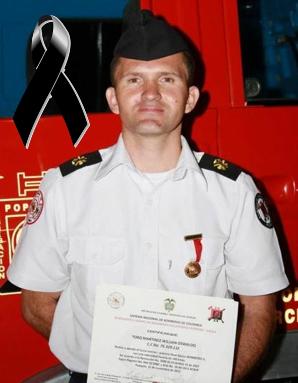 Bombero William Toro