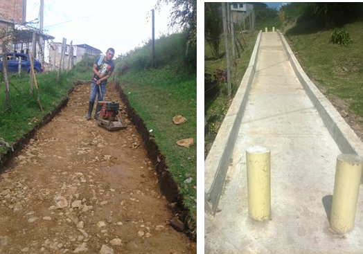 Sendero peatonal
