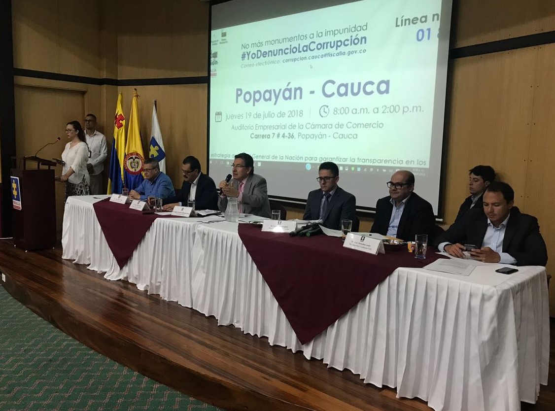 Audiencia Fiscal en Popayán