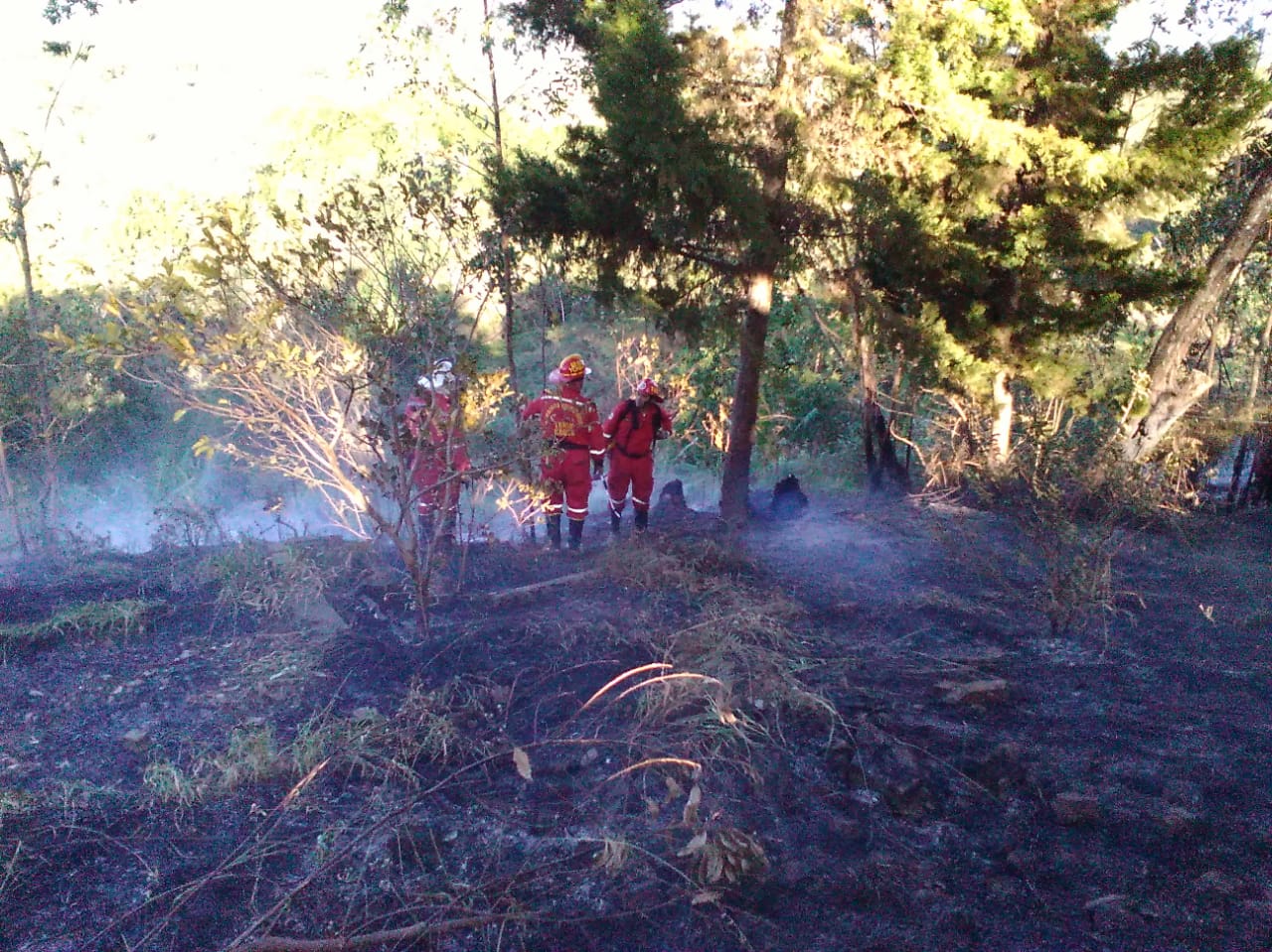 Incendio en el Cofre