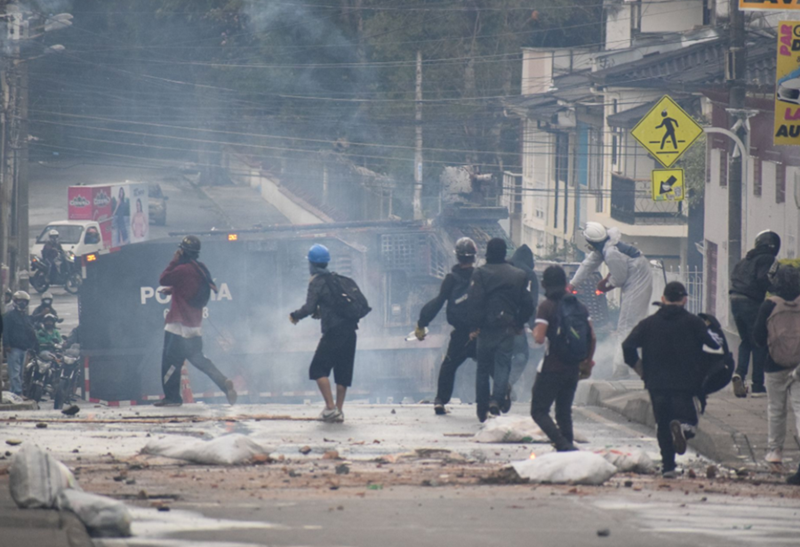 Disturbios Popayan