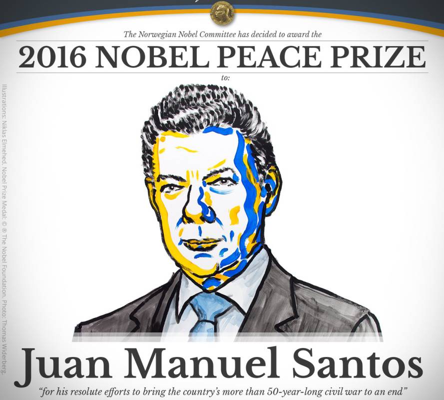Premio Nobel de Paz Presidente 1