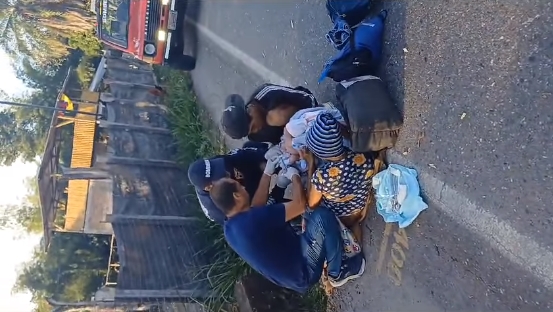 Bebe en Panamericana