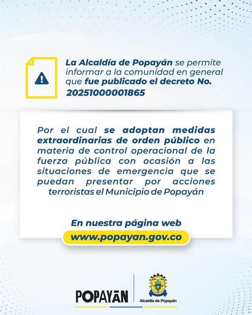 POPAYAN DECRETO