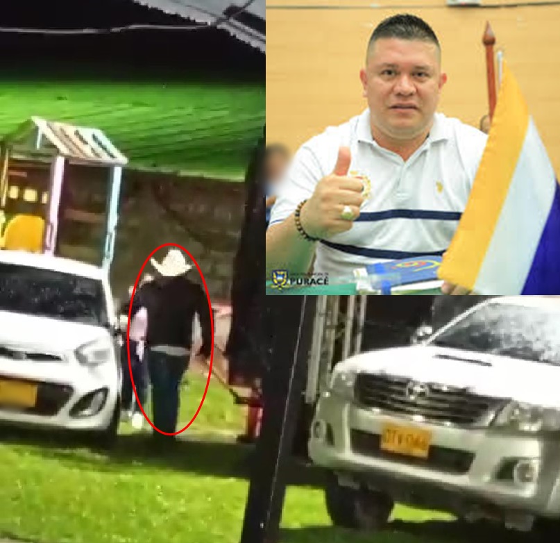Alcalde de Purace Camioneta