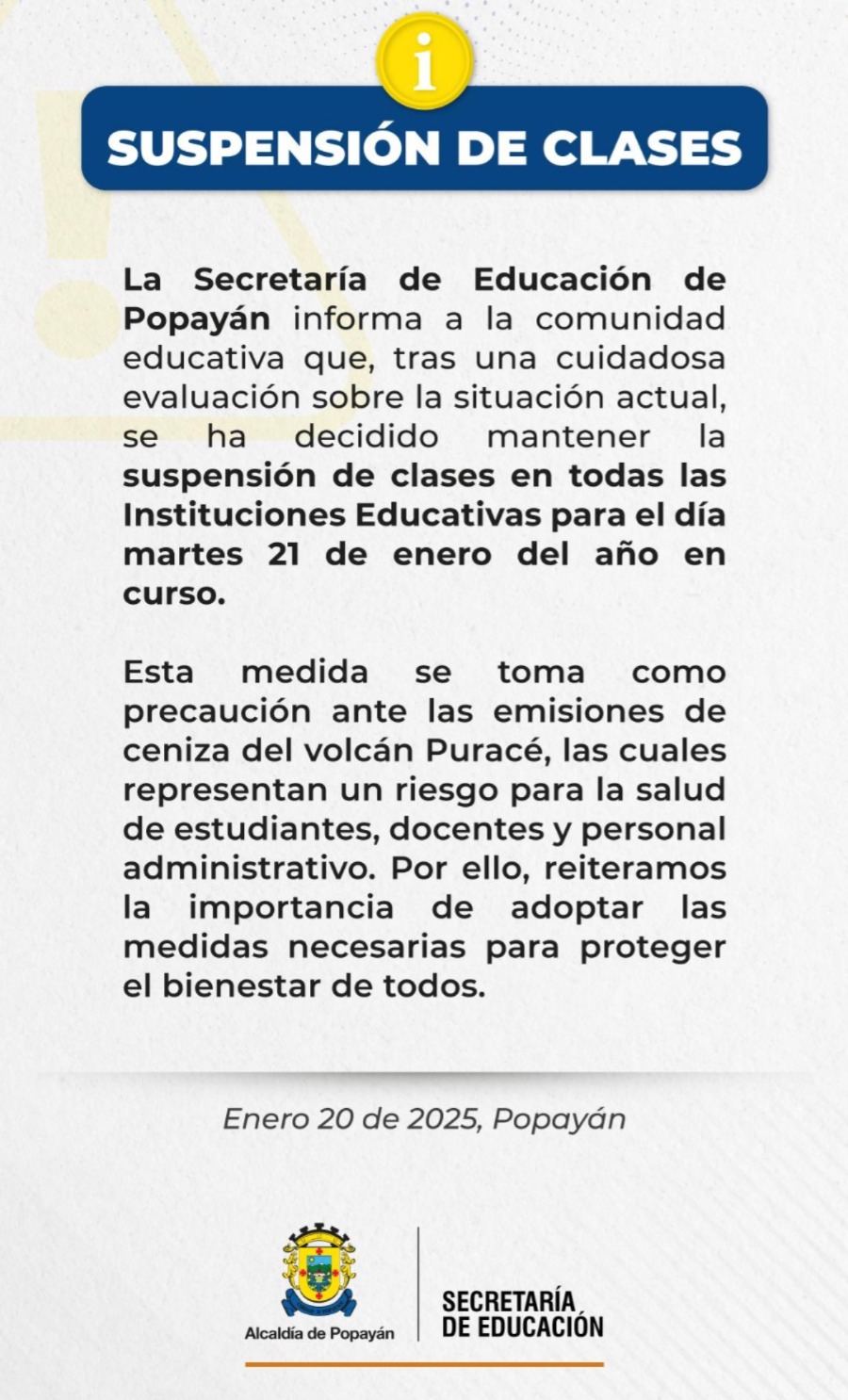 Suspension de Clases